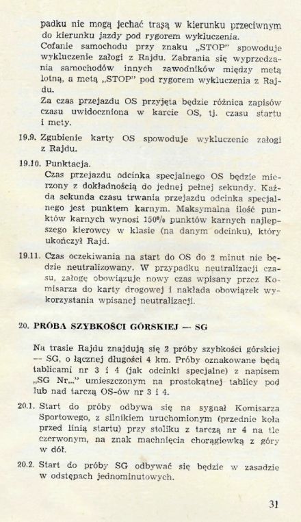 Rajd Stomil - 1976r